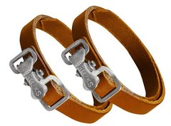 Leather Toe Straps Honey